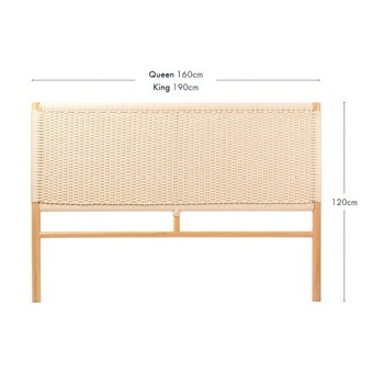 Pillow Talk Belgrade woven bedhead by m.u.s.e. offer
