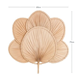 Pillow Talk Palm fan wall hanging by habitat offer