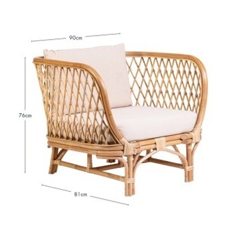 Pillow Talk Tanah rattan chair by m.u.s.e. offer