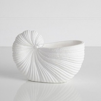 Pillow Talk Coco shell planter by habitat offer