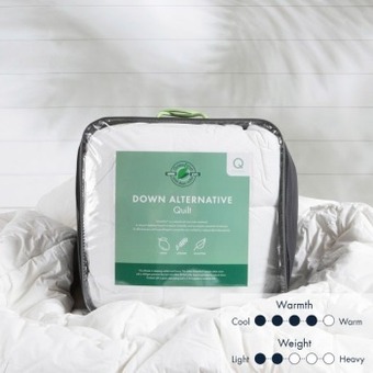 Pillow Talk Hypoallergenic 400gsm microfibre quilt by greenfirst® offer