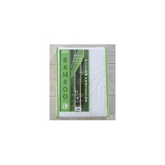 Pillow Talk Eco living bamboo standard pillow protector by hilton offer