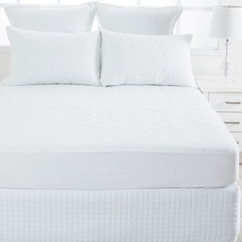 Pillow Talk Quilted waterproof mattress protector by safety assured offer