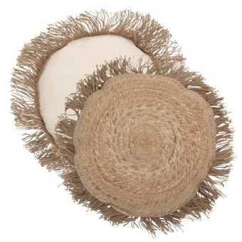 Pillow Talk Jute cushion by habitat offer