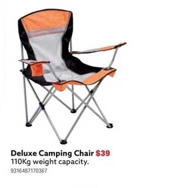Deluxe camping chair