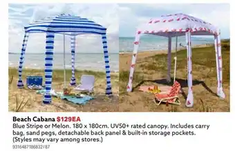 Beach cabana