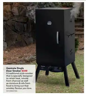 Gasmate single door smoker