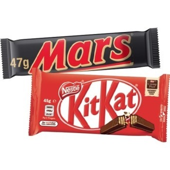 IGA Mars, nestlé medium bar, smarties, m&m's or cadbury layers 32-56g selected varieties offer