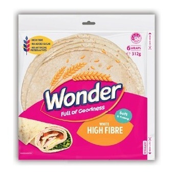 IGA Wonder white hi fibre wraps 6 pack offer