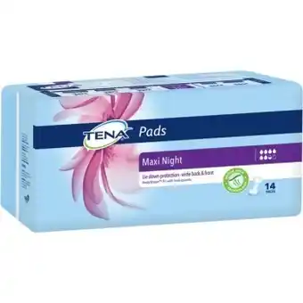 IGA Tena maxi night pads 14 pack offer