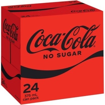 IGA Coca-cola 24x375ml selected varieties offer