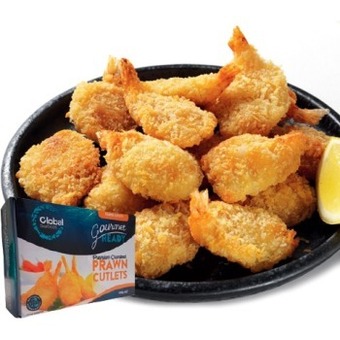 IGA Global seafoods prawn cutlets crumbed 500g offer