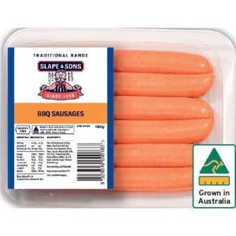IGA Slape & sons bbq sausages 480g offer