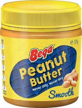 IGA Bega crunchy or smooth peanut butter 375g offer