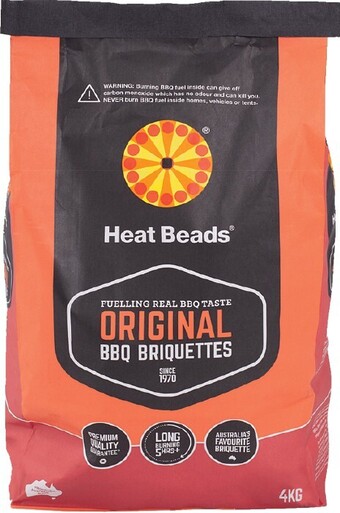IGA Heat beads original bbq briquettes 4kg offer