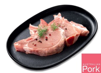 IGA Australian pork cutlets offer