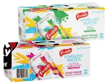 IGA Frantelle sparkling water 10x375ml selected varieties offer