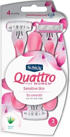 IGA Schick quattro disposable womens razors 3 pack offer