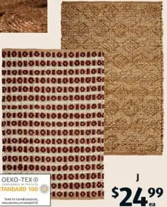 ALDI Luxury Jute Decorator Mat offer