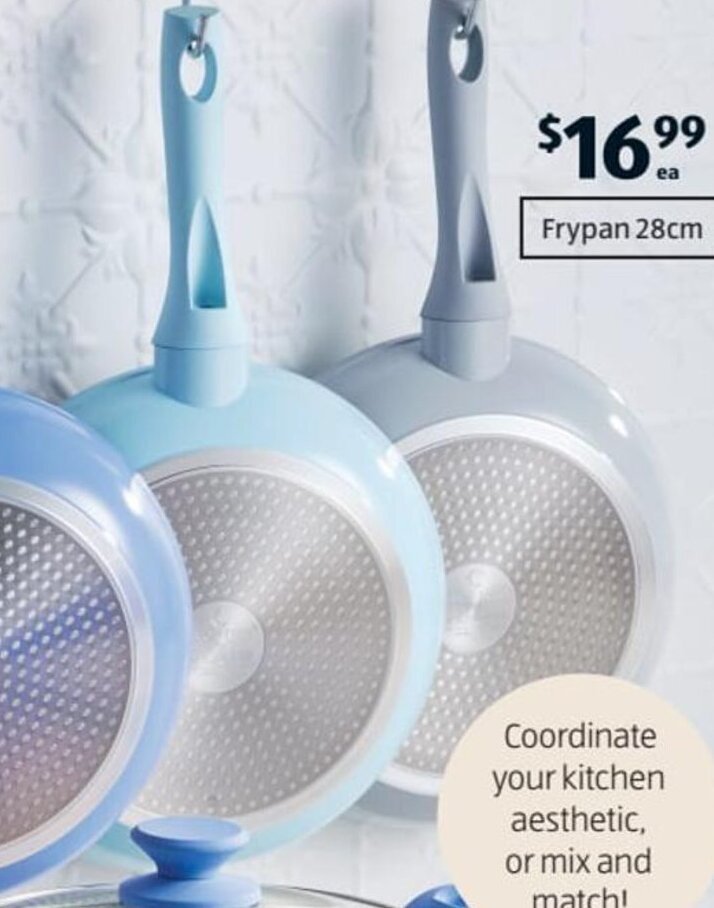 Ceramic NonStick Cookware Frypan 28cm offer at ALDI