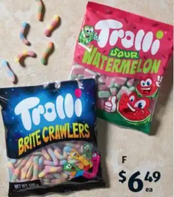 Trolli Brite Crawlers or Sour Watermelon 500g