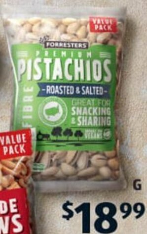 ALDI Roasted & Salted Pistachios 1kg offer