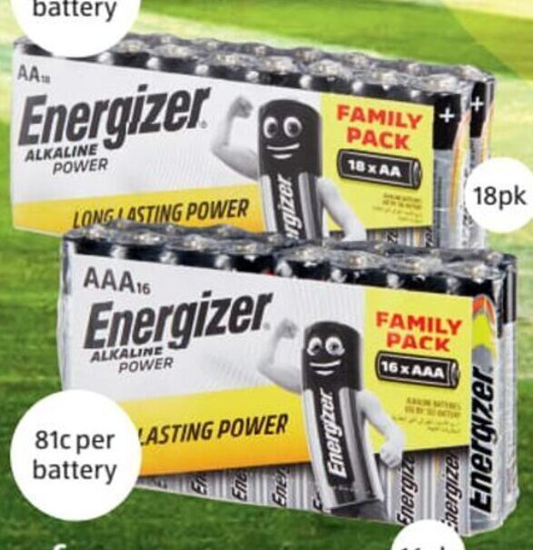 Energizer Batteries offer at ALDI