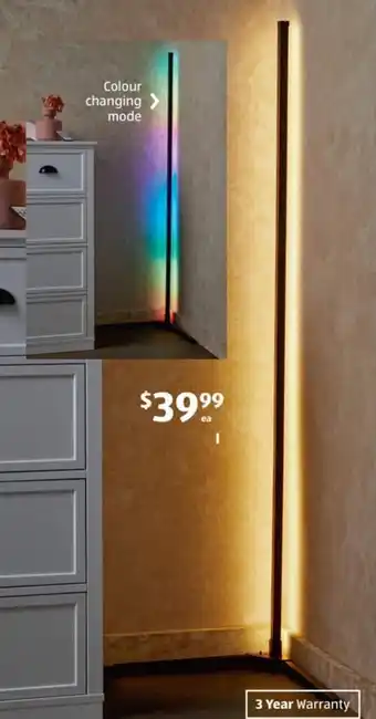 ALDI Ambiance Corner Floor Lamp offer