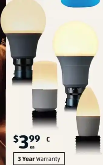 ALDI Assorted LED Globes offer