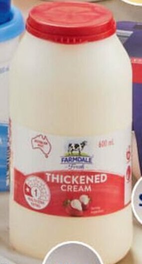 Farmdale Thickened Cream 600ml