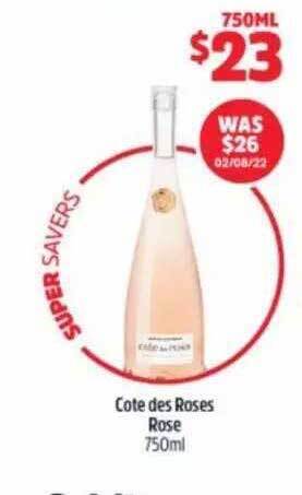 BWS Cote des roses rose offer