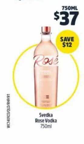 BWS Svedka rose vodka offer