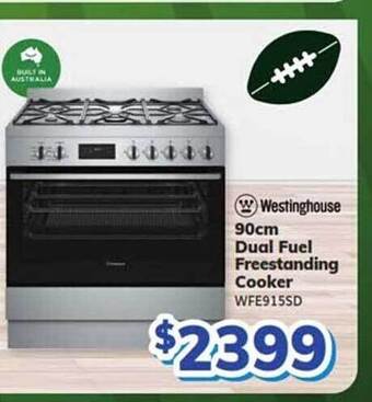 Bi-Rite Westinghouse 90cm dual fuel freestanding cooker offer