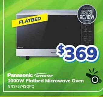 Bi-Rite Panasonic inverter 1000w flatbed microwave oven offer