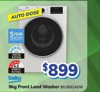 Bi-Rite Beko 9kg front load washer offer