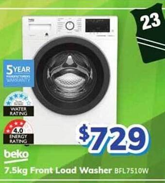 Bi-Rite Beko 7.5kg front load washer offer