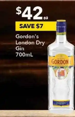 Ritchies Gordon's london dry gin offer