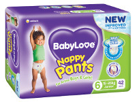 Coles BabyLove Nappy Pants Jumbo 42 Pack-56 Pack offer