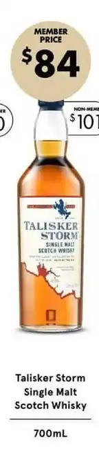 Vintage Cellars Talisker storm single malt scotch whisky offer