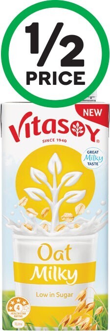 Woolworths Vitasoy oat milky uht milk 1 litre offer