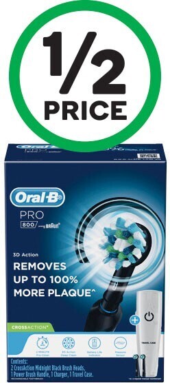 Woolworths Oral-b pro 800 electric toothbrush offer