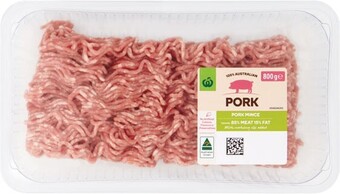 Woolworths Australian pork mince 800g offer