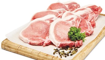 Woolworths Australian pork loin chops offer
