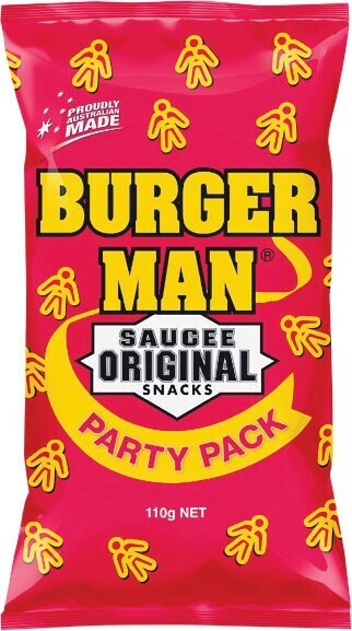 Woolworths Burger man chips 110g offer