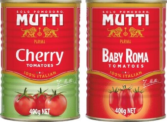 Woolworths Mutti baby roma or cherry tomatoes 400g offer