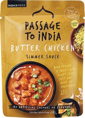 Woolworths Passage to india simmer sauce 375g offer