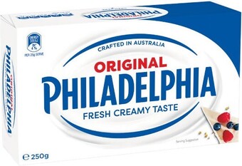 Woolworths Philadelphia cream cheese block 250g offer