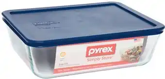 Woolworths Pyrex storage rectangular bowl with lid 11 cup offer