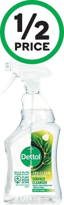 Woolworths Dettol tru clean antibacterial trigger 500ml offer