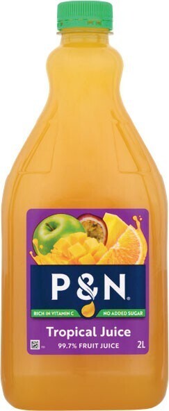 Woolworths P&n juice 2 litre offer